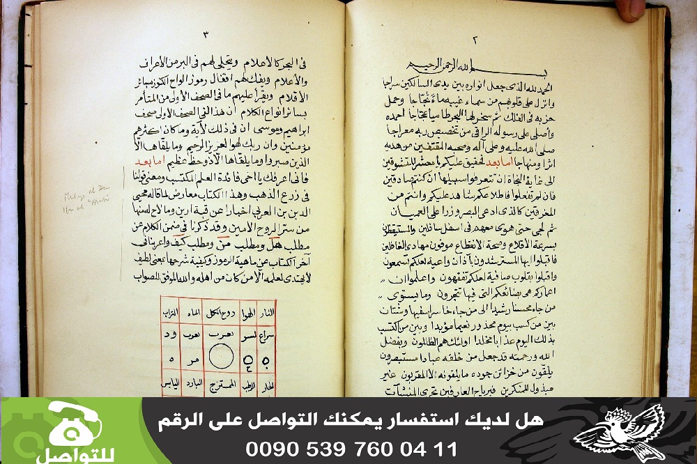 مخطوط كتاب الهرمس الحكيم في العلوم الروحانية وشرح اسرار الخنفطريات الخطيرة